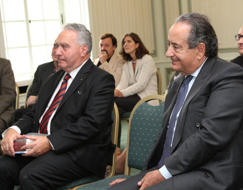 Bezoek Italiaanse ambassadeur in België en ontmoeting met Gentse en Italiaanse professoren-5035