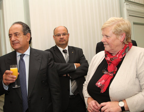 Bezoek Italiaanse ambassadeur in België en ontmoeting met Gentse en Italiaanse professoren-5040