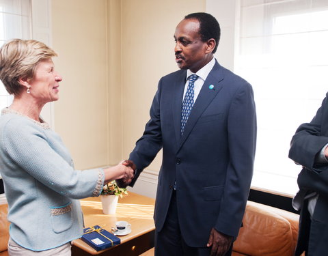 Bezoek ambassadeur van Ethiopië