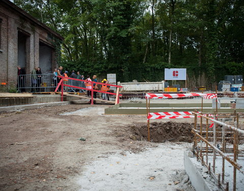 Eerstesteenlegging nieuwe schoolgebouw van de International School of Ghent (ISG) aan De Pintelaan-57280