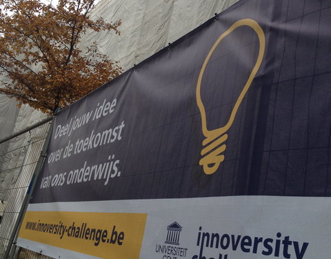 Baches van Innoversity Challenge UGent in het Gentse straatbeeld-58987