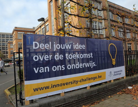 Baches van Innoversity Challenge UGent in het Gentse straatbeeld-59008