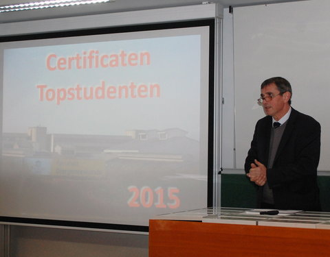 Uitreiking certificaten topstudenten 2015  faculteit Diergeneeskunde-59592