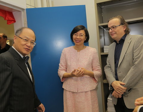 Opening Taiwan Resource Center for Chinese Studies in de vakgroepbibliotheek Sinologie-60015
