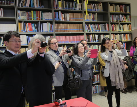 Opening Taiwan Resource Center for Chinese Studies in de vakgroepbibliotheek Sinologie-60020
