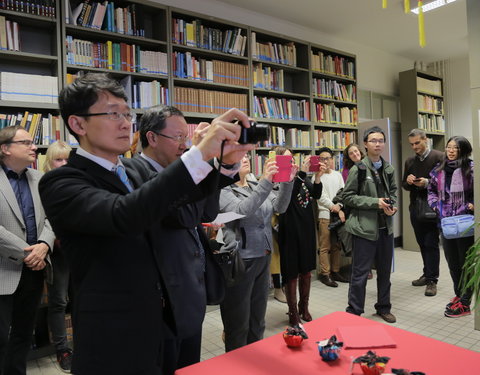 Opening Taiwan Resource Center for Chinese Studies in de vakgroepbibliotheek Sinologie-60021
