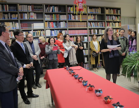 Opening Taiwan Resource Center for Chinese Studies in de vakgroepbibliotheek Sinologie-60022
