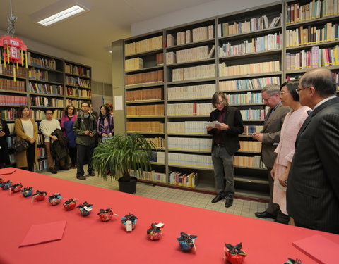 Opening Taiwan Resource Center for Chinese Studies in de vakgroepbibliotheek Sinologie-60023