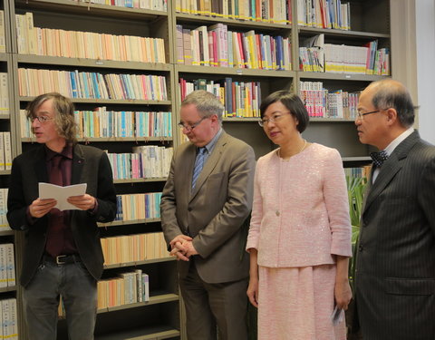 Opening Taiwan Resource Center for Chinese Studies in de vakgroepbibliotheek Sinologie-60024