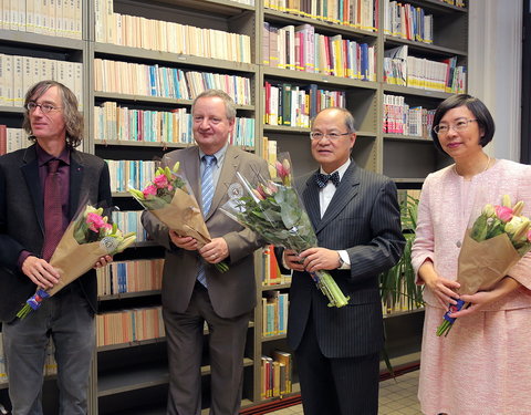 Opening Taiwan Resource Center for Chinese Studies in de vakgroepbibliotheek Sinologie-60050