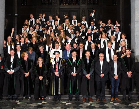 Proclamatie 2015/2016 faculteit Politieke en Sociale Wetenschappen