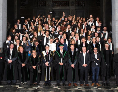 Proclamatie 2015/2016 faculteit Politieke en Sociale Wetenschappen