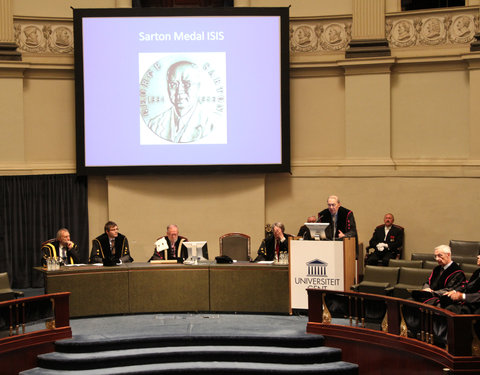 Inaugurale les van 2de Sarton Leerstoel 2010-2011 aan UGent (uitzonderlijk toegekend omwille van 25-jarig bestaan van de leersto