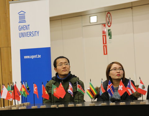 Ontvangst van internationale studenten tijdens Welcome Days