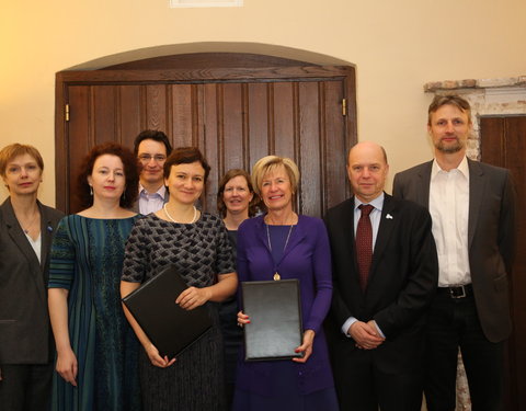 Ondertekening MoU met Higher school of Economics (Rusland)