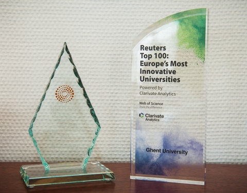 Uitreiking Reuters Trophy aan UGent