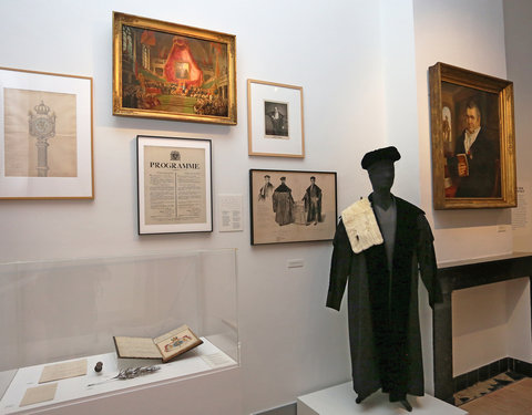 Opening tentoonstelling 'Stad en universiteit. sinds 1817' in het STAM