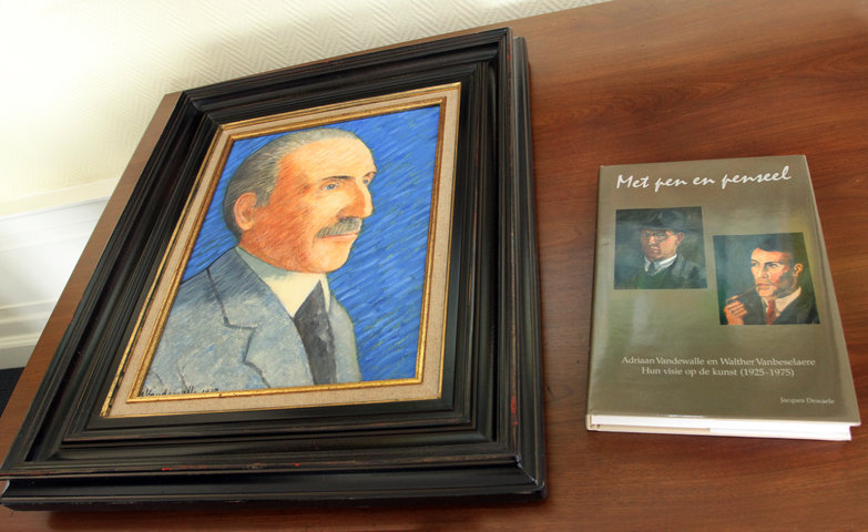 Schenking schilderij van Adriaan Vandewalle met portret van August Vermeylen (1929)-8687