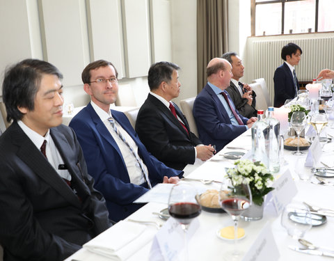 Lunch meeting met delegatie van Kanazawa University (Japan)