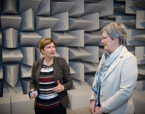 Bezoek Lieve Wierinck in kader van MEP-Scientist Pairing Scheme 2017