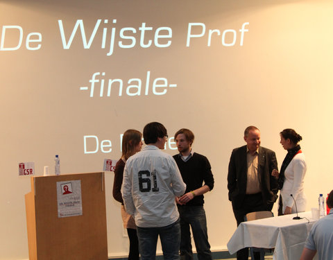 Finale Wijste Prof, georganiseerd door de Gentse StudentenRaad GSR-9378