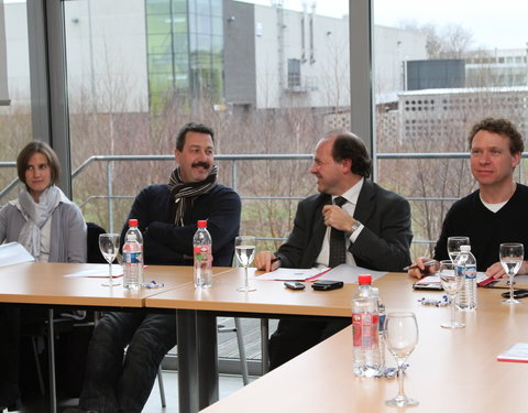 Bezoek Vlaams minister Muyters en verantwoordelijken van dopingbestrijding in de drie Gemeenschappen aan het UGent dopingcontrol